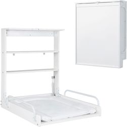 roba Wickelregal "Wandwickelregal klappbar, inkl. Wickelunterlage Vogeltanz günstig online kaufen