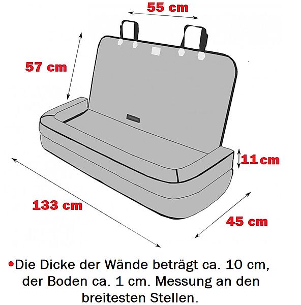 Hobbydog Tier-Autobett Hundeautositz Hundekorb Reisesitz Hundeautobox günstig online kaufen