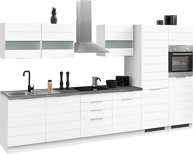 KOCHSTATION Küchenzeile "KS-Luhe" 360 cm breit, wahlweise mit oder ohne E-G günstig online kaufen