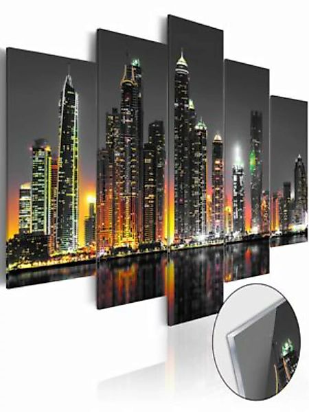 artgeist Acrylglasbild Desertic City [Glass] mehrfarbig Gr. 100 x 50 günstig online kaufen
