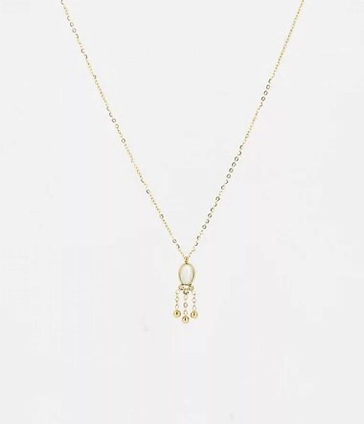 ZAG BIJOUX Halskette Seville Stahl 38+5 Gold Perlmutt günstig online kaufen
