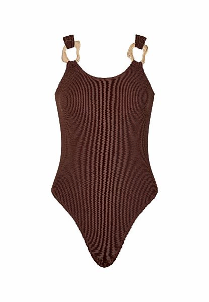 Moda Minx Badeanzug "SCRUNCH Irregular Hoop Swimsuit", (1 St.), mit edlen S günstig online kaufen