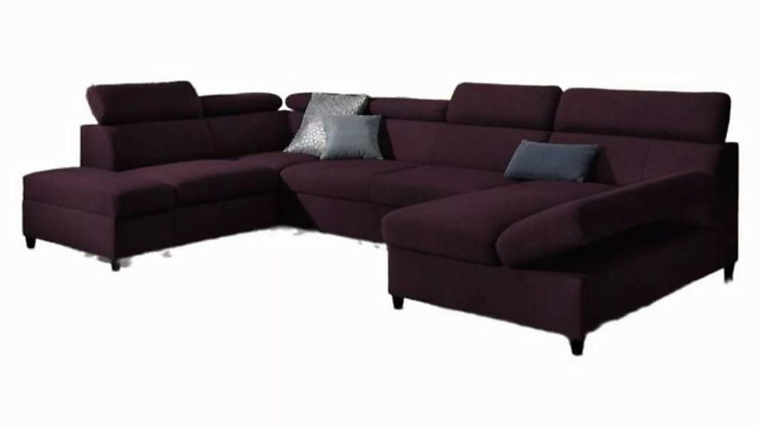 Luxusbetten24 Schlafsofa Designer Sofa Noura U, mit Schlaf- und Klappfunkti günstig online kaufen