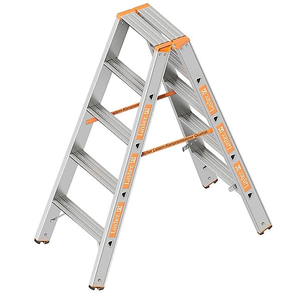 Layher Topic 1043 Stufenstehleiter 2x5 Stufen günstig online kaufen