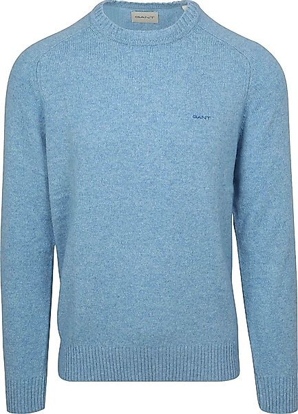 Gant Pullover Wool Blend Hellblau - Größe 3XL günstig online kaufen