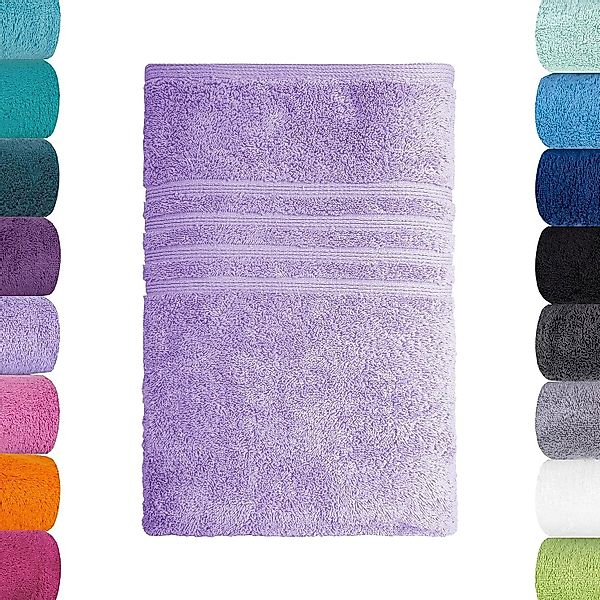 Lavea Badetuch Bali Duschtuch 100x150 cm Duschtuch 70x140 cm, Weiches Bio-B günstig online kaufen