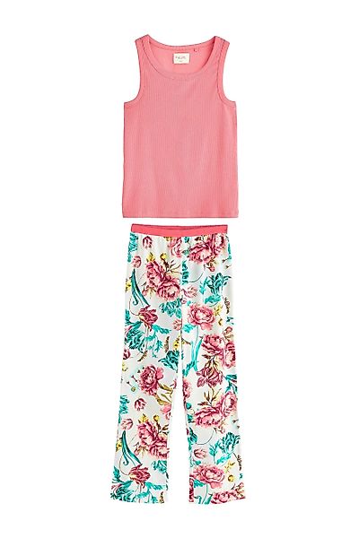 Next Pyjama Pyjama mit geripptem Trägertop günstig online kaufen