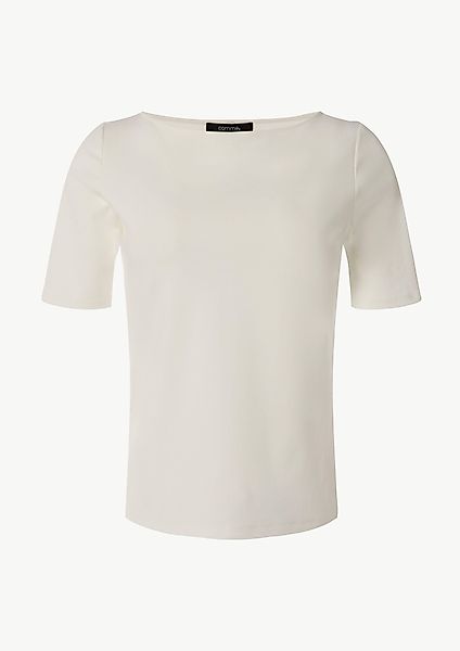 Comma Kurzarmshirt T-Shirt im Slim Fit günstig online kaufen