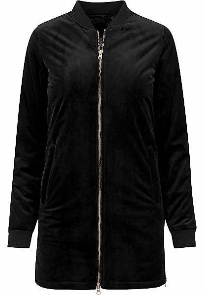 URBAN CLASSICS Allwetterjacke "Urban Classics Damen Ladies Long Velvet Jack günstig online kaufen