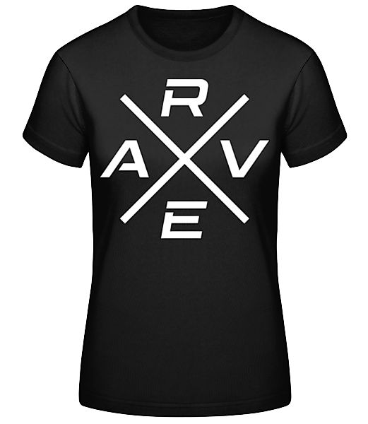 Rave Logo · Frauen Basic T-Shirt günstig online kaufen
