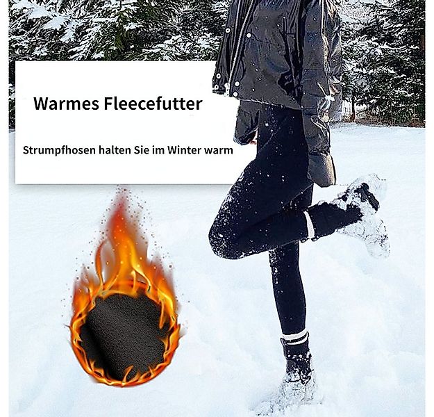 Blusmart Thermoleggings Fleece-Leggings für Herbst und Winter (Damen-Bauchs günstig online kaufen