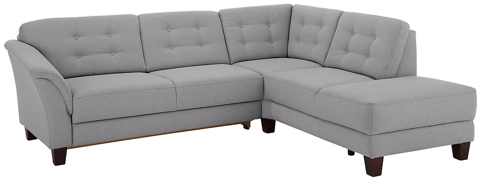 Home affaire Ecksofa »Trondheim L-Form«, mit Federkern und Knopfheftung im günstig online kaufen
