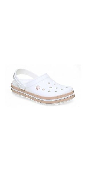 Crocs Sandale Crocband Clog weiss/carmel Damen Badeschuh günstig online kaufen