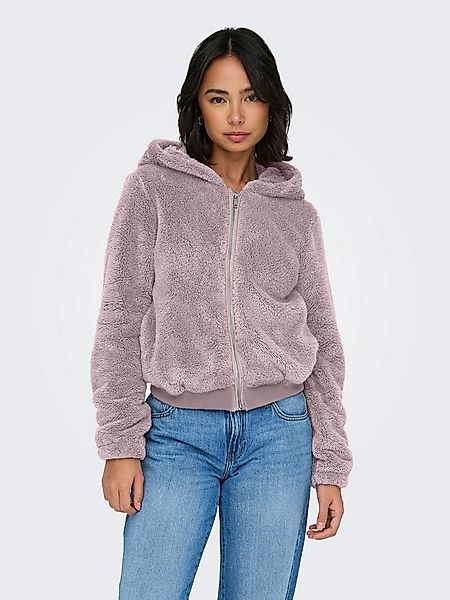 ONLY Kapuzenplüschjacke ONLNEWANNA CONTACT SHERPA JKT OTW NOOS Kunstfaser günstig online kaufen