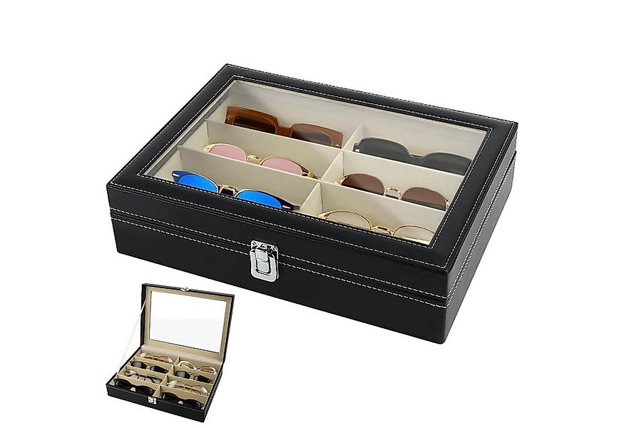 Coonoor Aufbewahrungsbox Brillenbox für Mehrere Brillen, Sonnenbrillen Aufb günstig online kaufen