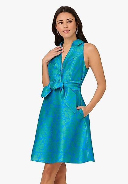 Adrianna Papell Shirtkleid Tie Front Printed Short Dress Brunch, Abendessen günstig online kaufen