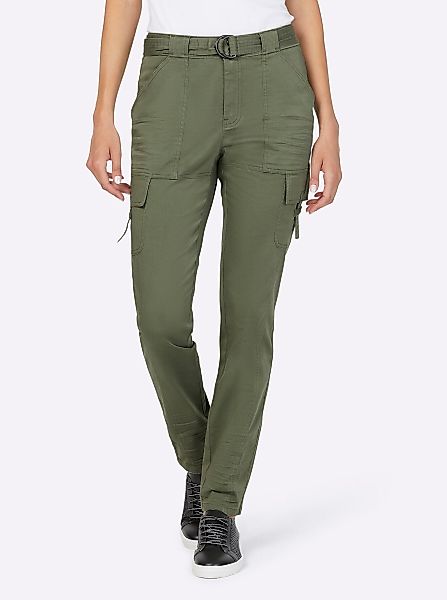 heine Jerseyhose Cargohose Innenbeinlänge ca. 77 günstig online kaufen