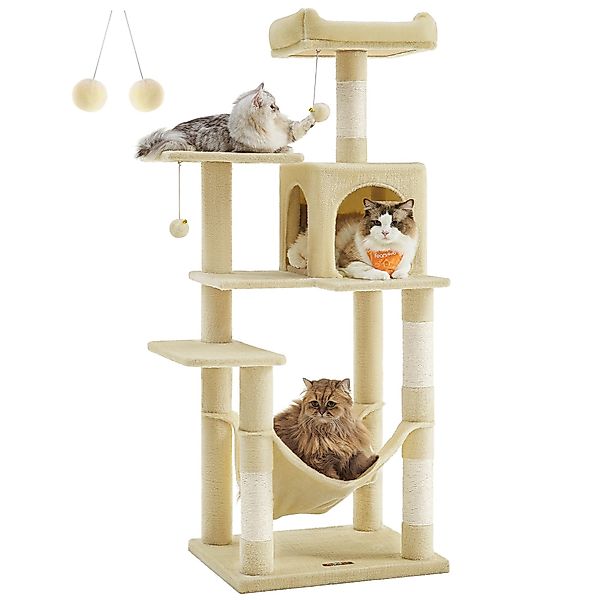 FEANDREA Kratzbaum, Katzenbaum, mit Hängematte und günstig online kaufen