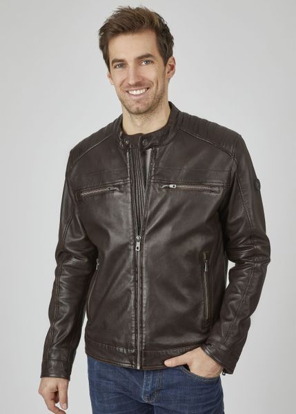 bugatti Lederjacke BUAMADEO (1-St) mit Stehkragen günstig online kaufen