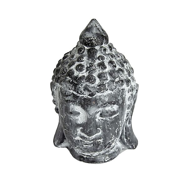 Goldbach Dekofigur Goldbach Buddha Kopf Schwarz günstig online kaufen