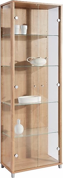 fif möbel Vitrine "OPTIMA", Standvitrine, Vitrinenschrank, Glasvitrine, Sam günstig online kaufen