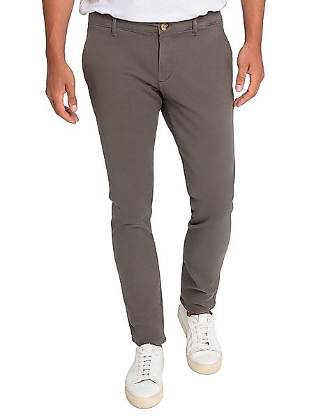 Cross Jeans Herren SLIM TAPERED CHINO Hose Tapered Fit Grau Anthracite günstig online kaufen