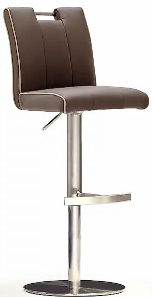 MCA furniture Bistrostuhl »BARBECOOL«, mit Rückenlehne, Bodenplatte rund, 3 günstig online kaufen
