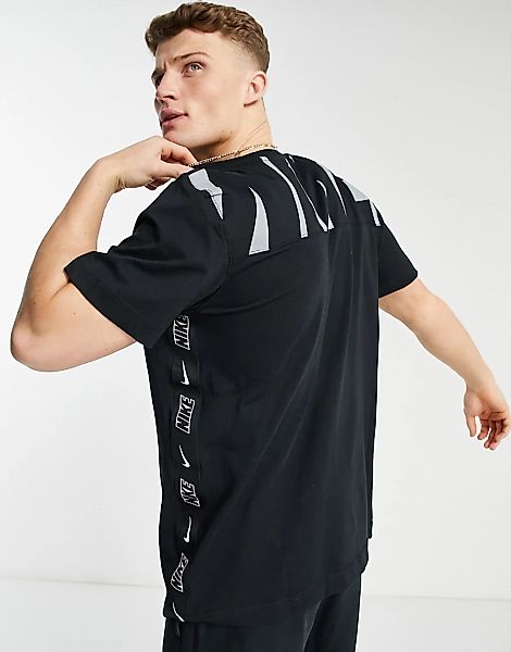 Nike – HBR – T-Shirt in Schwarz mit Logo günstig online kaufen