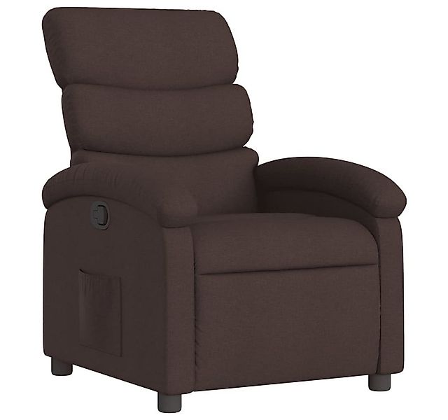 vidaXL Sessel Relaxsessel Dunkelbraun Stoff (1-St) günstig online kaufen