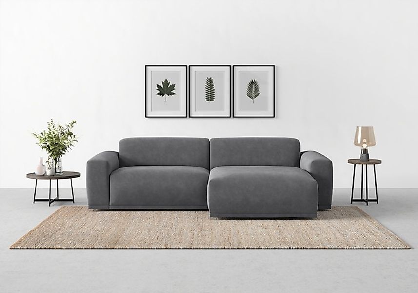 TRENDMANUFAKTUR Ecksofa »Braga, mit hochwertigem Kaltschaum, L-Form, in Cor günstig online kaufen
