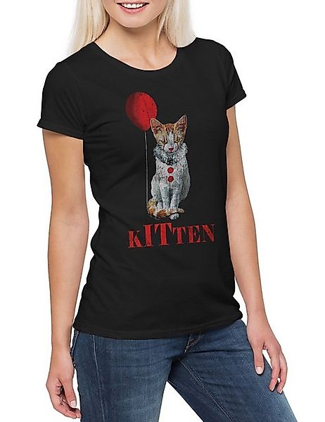 Urban Backwoods Print-Shirt It Kitten Damen T-Shirt Es It Fun Katze Katzen günstig online kaufen