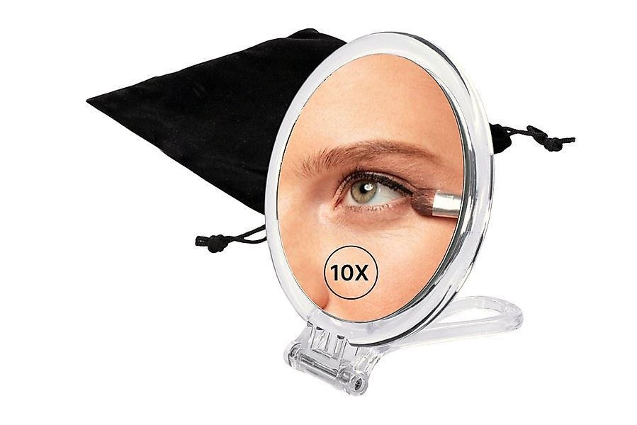 Fantasia Beauty Kosmetikspiegel Stand- und Handspiegel Acryl, mit schwarzem günstig online kaufen