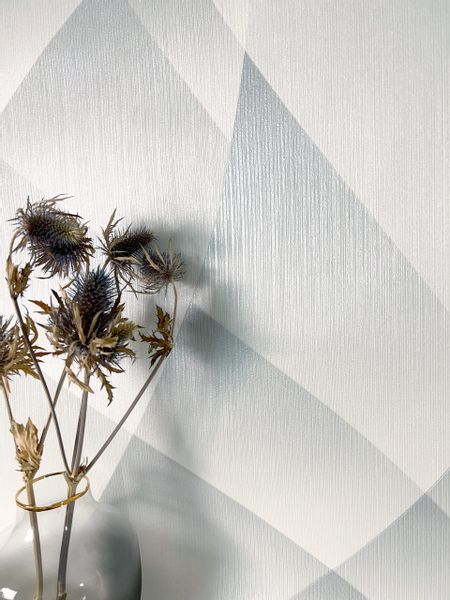 Newroom Vliestapete, Grau Tapete Modern Grafik günstig online kaufen