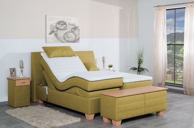 Meisterbetten Boxspringbett Syma (mit Motor, 7-Zonen günstig online kaufen