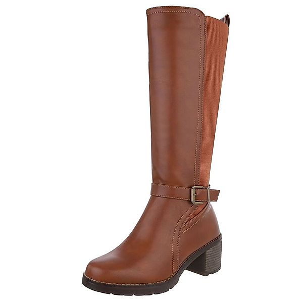 Ital-Design Damen Freizeit Stiefel (88577557) Blockabsatz günstig online kaufen
