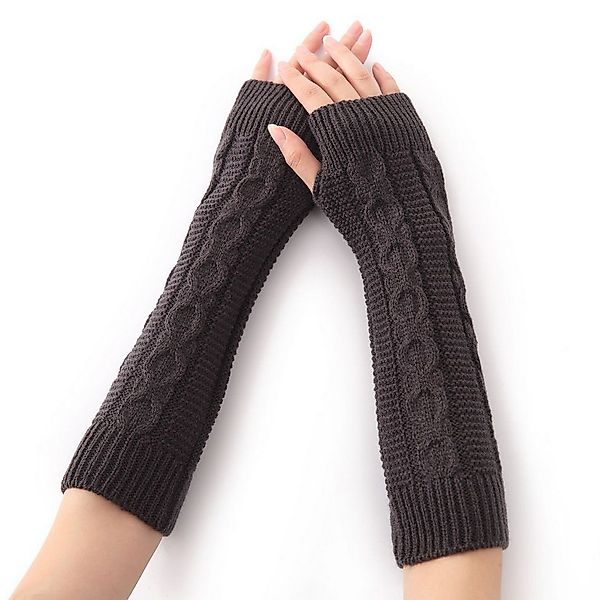 Coonoor Armstulpen Armstulpen Damen Wolle Pulswärmer Strick Halb Fingerlose günstig online kaufen