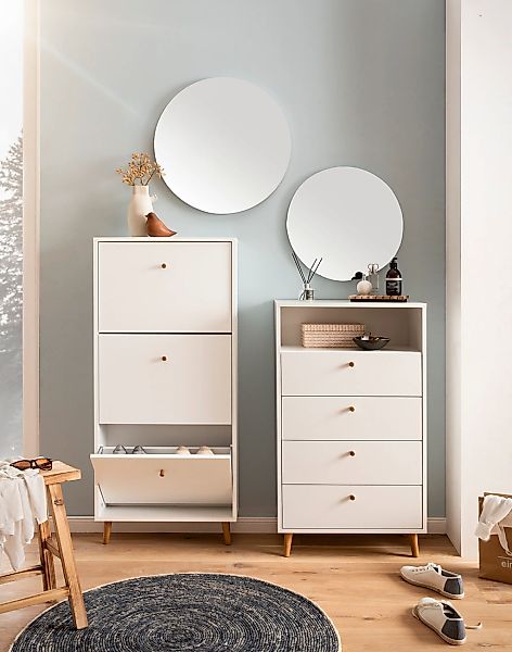 Schildmeyer Wandspiegel »Hilda«, rund, Durchmesser 45 cm günstig online kaufen