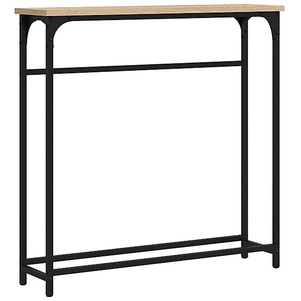 vidaXL Beistelltisch Konsolentisch Sonoma-Eiche 75x19,5x75 cm günstig online kaufen