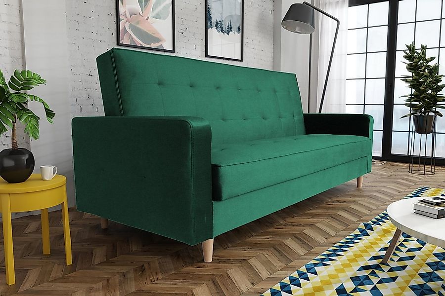 Beautysofa Schlafsofa Bamako, Sofa mit Schlaffunktion und Bettkasten, Polst günstig online kaufen