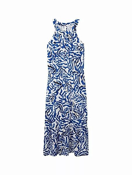 TOM TAILOR Sommerkleid printed maxi dress, white cut palmtree günstig online kaufen