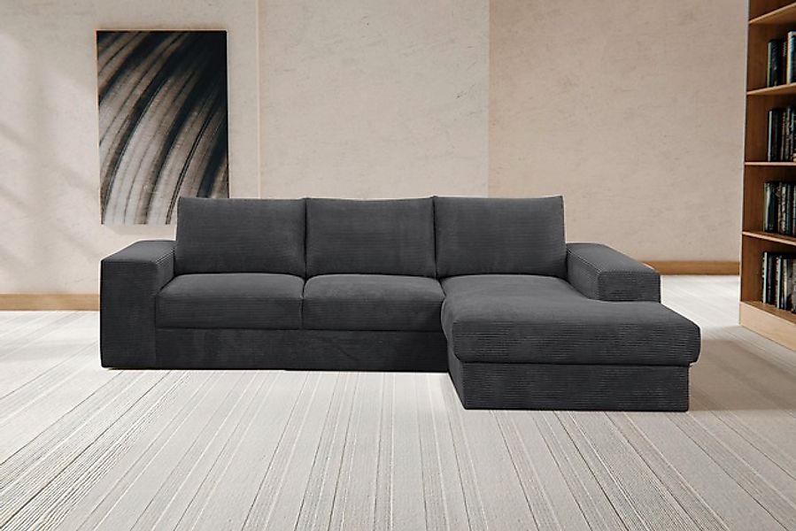 WERK2 Ecksofa »Rozzana Design Ecksofa mit hohem Komfort, zeitlos & elegant, günstig online kaufen