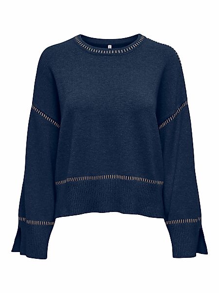 ONLY Strickpullover "ONLIBI LS STITCH O-NECK CC KNT" günstig online kaufen