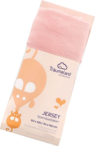 Träumeland Bettlaken kuschelweiches Spannbetttuch Jersey, Jersey, günstig online kaufen