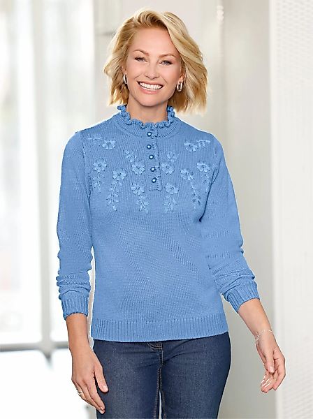 Classic Basics Stehkragenpullover "Pullover" günstig online kaufen