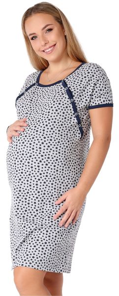 Be Mammy Umstandsnachthemd Damen Nachtkleid Umstandsmode günstig online kaufen