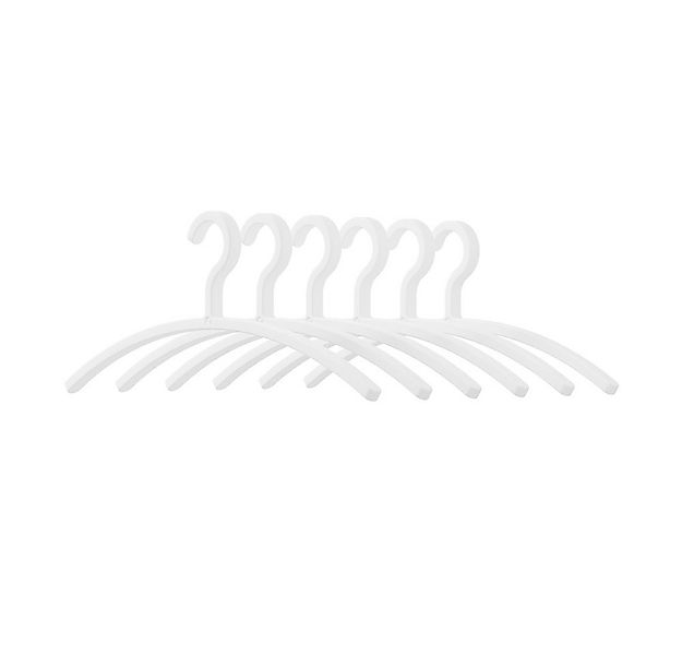 Metallbude Kleiderbügel FAY, (6-tlg), Garderobenhaken aus Kunststoff, platz günstig online kaufen