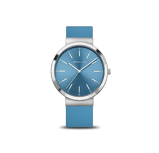 Bering Quarzuhr Bering Classic blau glänzend 10141-398 10141-398, Bering Cl günstig online kaufen