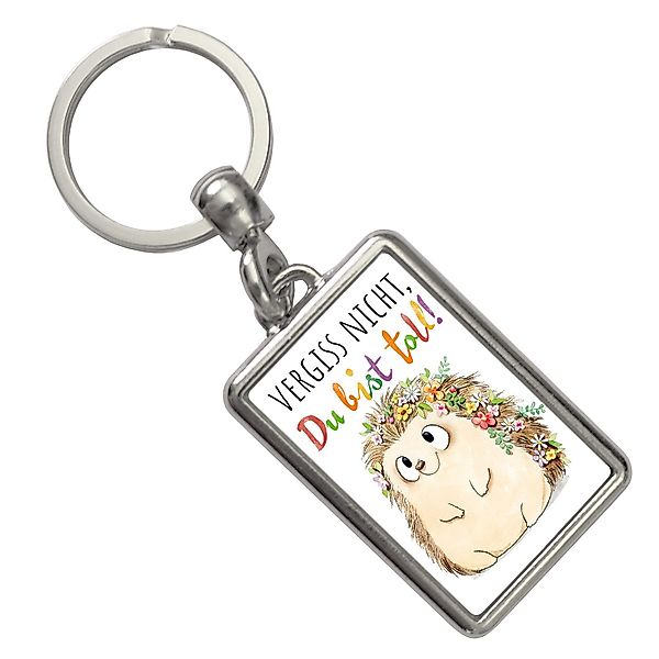 speecheese Schlüsselanhänger Igel Schlüsselanhänger mit Spruch günstig online kaufen
