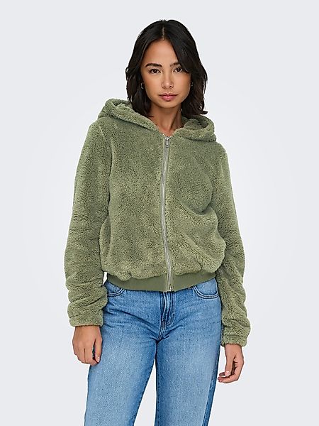 ONLY Kapuzenplüschjacke ONLNEWANNA CONTACT SHERPA JKT günstig online kaufen