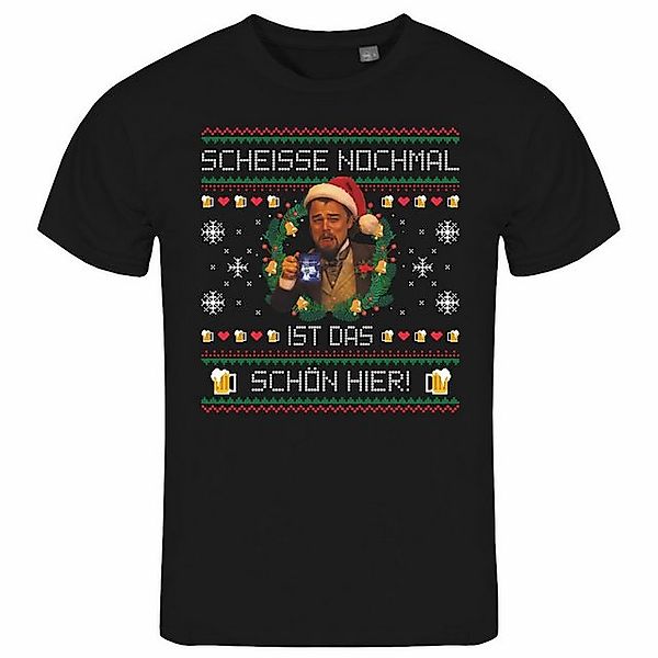 deinshirt Print-Shirt Herren T-Shirt Scheiße nochmal ist das schön hier Fun günstig online kaufen